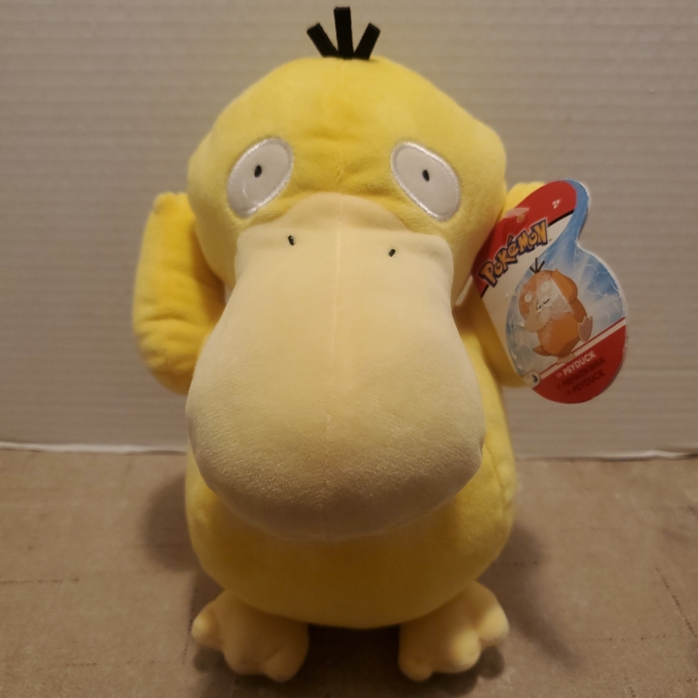 Pokemon Psyduck 9" Plush Stuffed Toy Authentic NWT Licensed New
